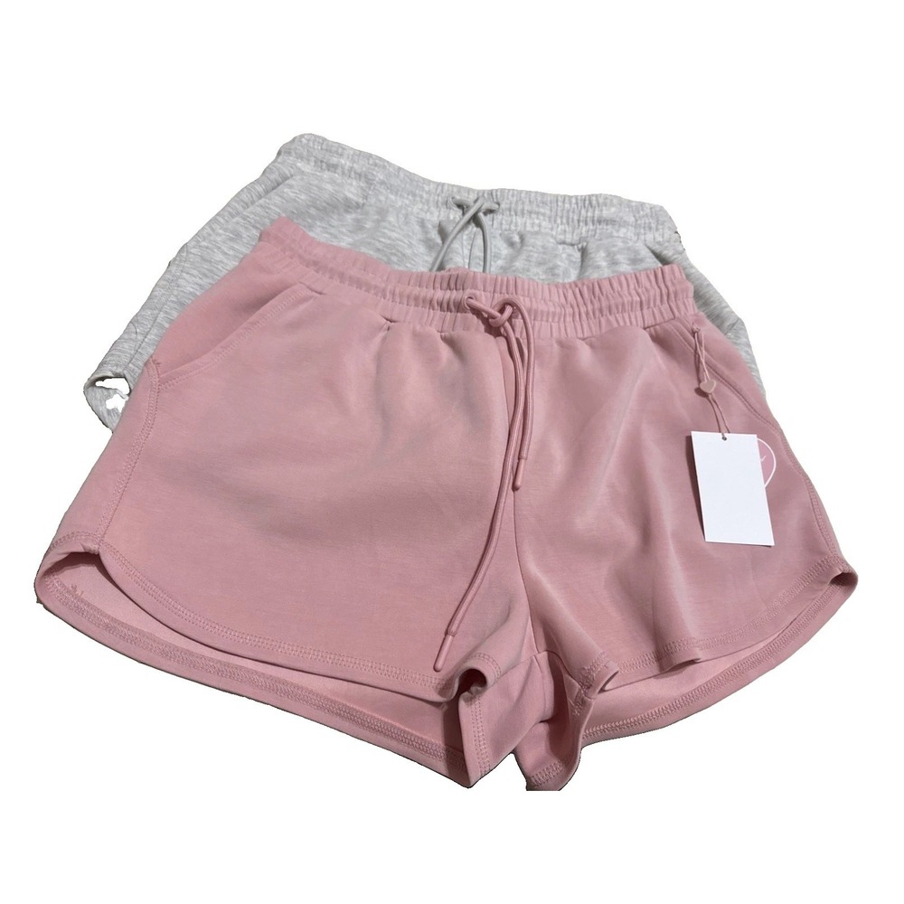 Always You Super Soft Knit Shorts Lot 2 Drawstring Pockets Lot 2 L New Tags